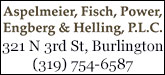 Aspelmeier, Fisch, Power P.L.C Sponsorship Banner